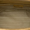 Prada Mini Metallic Saffiano Lux Galleria Double Zip Satchel Secondhand