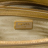 Prada Mini Metallic Saffiano Lux Galleria Double Zip Satchel Secondhand