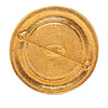 Chanel Gold Plated 31 Rue Cambon Medallion Brooch Secondhand