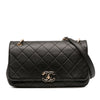Chanel Large Lambskin Twist Chain Enamel CC Flap Secondhand