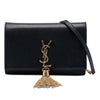 Saint Laurent Smooth Calfskin Monogram Kate Tassel Chain Wallet Secondhand