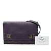 Prada Saffiano Cuir Twist Lock Chain Flap Secondhand