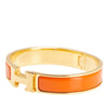 Secondhand Hermès Enamel Clic H Bracelet PM
