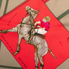 Secondhand Hermès Le Monde du Polo Silk Scarf 90