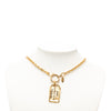 Secondhand Chanel Gold Plated 31 Rue Cambon Plaque Pendant Necklace
