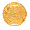 Chanel Gold Plated 31 Rue Cambon Medallion Pin Brooch Secondhand
