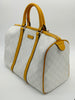 Secondhand Gucci Ivory Monogram GG Joy Boston Bag Supreme 