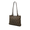 Fendi Zucca Canvas Shoulder Bag Secondhand