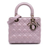 Dior Medium Pearlescent Lambskin Cannage Lady Dior Secondhand