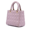 Dior Medium Pearlescent Lambskin Cannage Lady Dior Secondhand