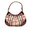 Burberry Hearts Nova Check Coated Canvas Shoulder Bag Secondhand