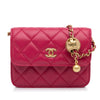 Chanel Mini CC Matelasse Pearl Crush Lambskin Crossbody Bag Secondhand