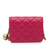 Chanel Mini CC Matelasse Pearl Crush Lambskin Crossbody Bag Secondhand