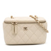 Secondhand Chanel CC Quilted Lambskin Vanity Case