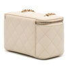 Secondhand Chanel CC Quilted Lambskin Vanity Case