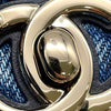 Chanel Extra Mini Quilted Washed Denim Coco Top Handle Bag Secondhand