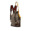 Gucci GG Supreme Web Neo Vintage Drawstring Bucket Bag Secondhand
