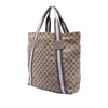 Gucci GG Canvas Web Tote Secondhand