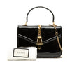 Gucci Mini Patent Sylvie 1969 Top Handle Bag Secondhand