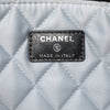 Chanel Medium Quilted Iridescent Calfskin Flower CC O Case Clutch Secondhand