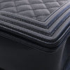 Chanel Old Medium Quilted Caviar Boy Flap Secondhand