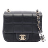 Chanel Mini Square Lambskin Chocolate Bar Flap Secondhand