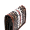 Burberry Monogram Stripe E-Canvas Jessie TB Wallet On Chain Secondhand