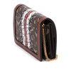 Burberry Monogram Stripe E-Canvas Jessie TB Wallet On Chain Secondhand