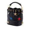 Saint Laurent Small Calfskin Star Patchwork Emmanuelle Bucket Bag Secondhand