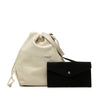 Saint Laurent Lambskin Teddy Drawstring Bucket Bag Secondhand