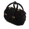 Secondhand Chanel Mini Quilted Velvet Top Handle Flap