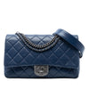 Chanel Large Quilted Goatskin Double Carry Waist Chain Flap Secondhand