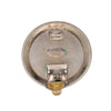 Chanel CC Brass Enamel Gold Plated Round Clip On Earrings Secondhand