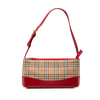 Burberry Haymarket Check Canvas Shoulder Bag Secondhand