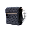 Chanel CC Quilted Calfskin Maxi Pearls Wallet on Chain Secondhand
