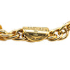 Chanel Gold Plated CC Rhinestones Pendant Necklace Secondhand
