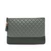 Chanel Large Aged Calfskin Gabrielle O Case Clutch Secondhand