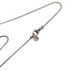Chanel CC Brass Strass Clover Pendant Necklace Secondhand