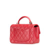 Chanel Mini Rectangular Lambskin Top Handle Single Flap Secondhand