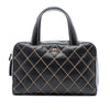 Chanel CC Lambskin Wild Stitch Handbag Secondhand
