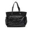 Chanel Paris Biarritz Large Quilted Coated Canvas Tote Secondhand