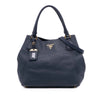 Prada Vitello Daino Open Convertible Tote Secondhand