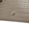 Saint Laurent Small Croc Embossed Leather Monogram Kate Tassel Crossbody Secondhand