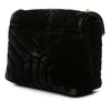 Saint Laurent Small Matelasse Velvet Monogram LouLou Crossbody Secondhand