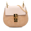 Chloé Mini Suede and Calfskin Drew Crossbody Secondhand