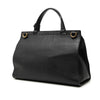 Gucci Small GG Marmont Grained Calfskin Top Handle Satchel Secondhand