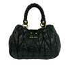 Miu Miu Matelasse Lux Lambskin Bauletto Aperto Satchel Secondhand