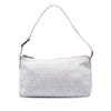 Fendi Zucchino Metallic Canvas Pochette Secondhand