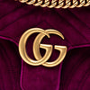 Gucci Medium GG Marmont Matelasse Velvet Shoulder Bag Secondhand