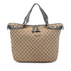Gucci Large GG Canvas Icon Bit Satchel Secondhand